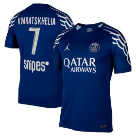 Nogometni Dresovi Paris Saint-Germain Kvaratskhelia 7 Četvrta 2024-25 Kratkih Rukava